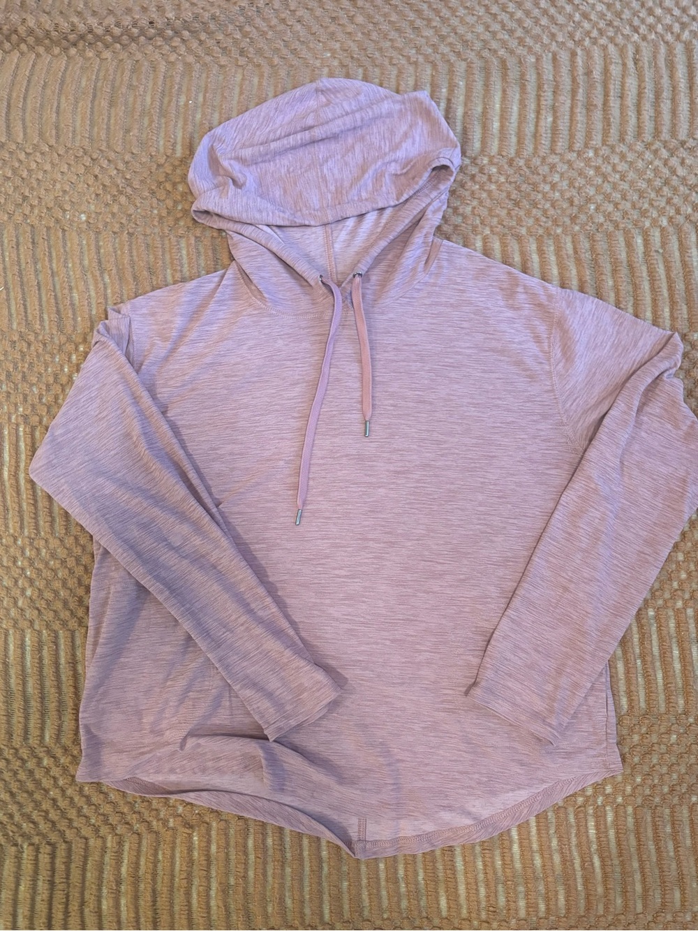 Old Navy Pink Heathered Active Lightweight Hoodie